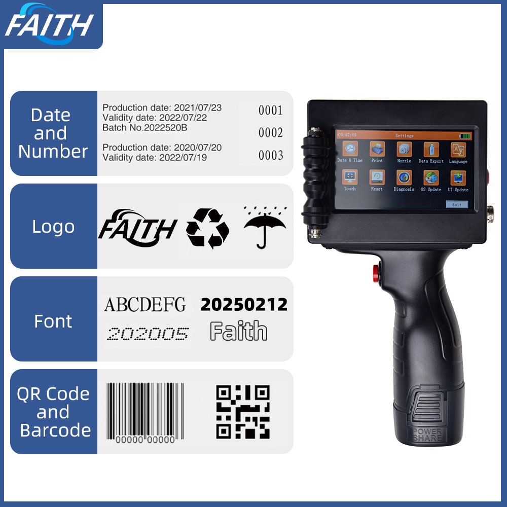 Commercial Printing And Packaging - Faith 12.7mm Inkjetprinter, 40 talen, karakter-,