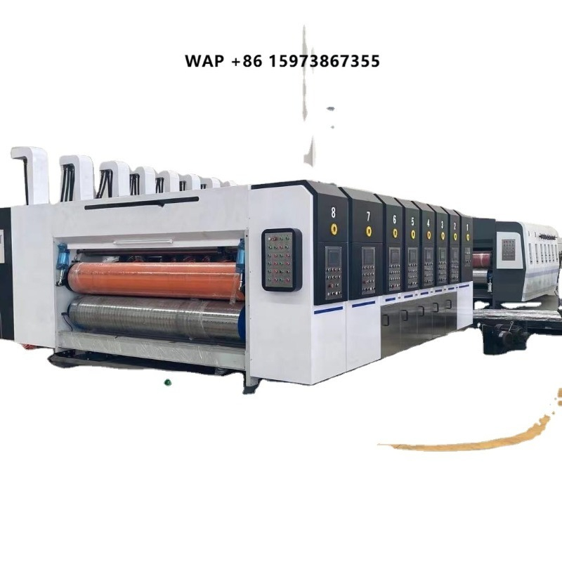 Die Cutting Machine - Golfkarton flexodrukmachine, kartonnen printer, stansmachine