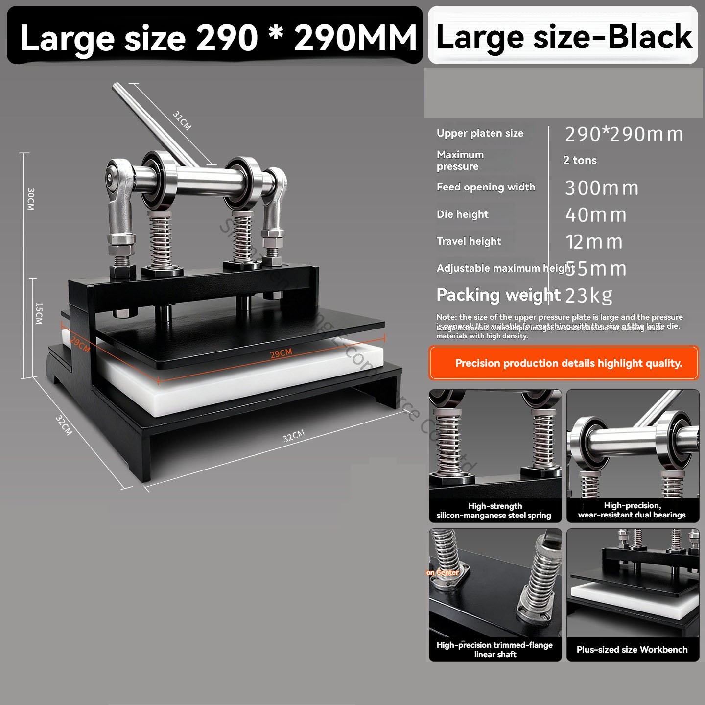 Die Cutting Machine - 290X290 Snijmachine Handgemaakte Handleiding DIY Lijm