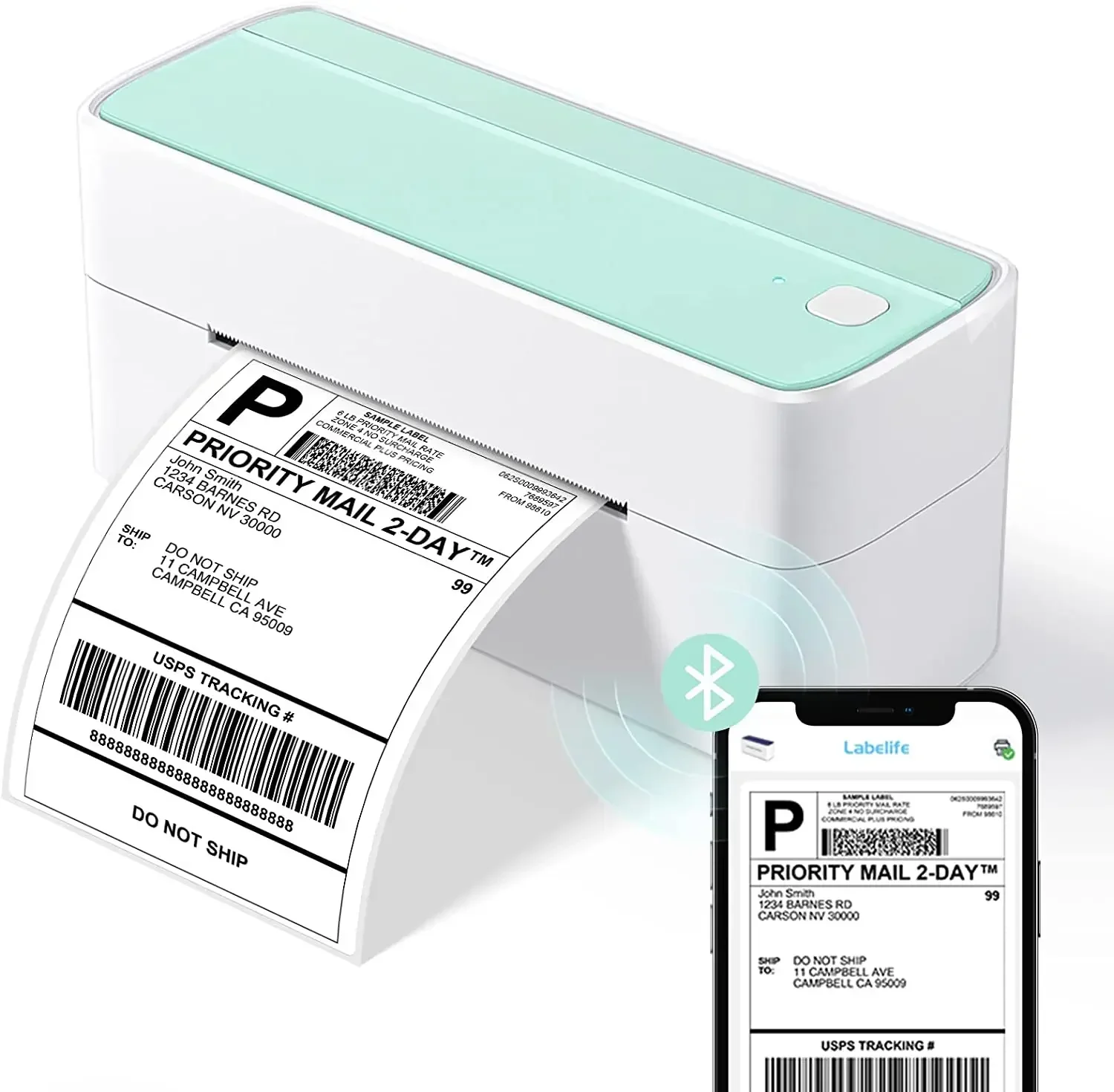 Commercial Printer - 2026/Direct thermische printer labelrolpapier 4x6 commerciële
