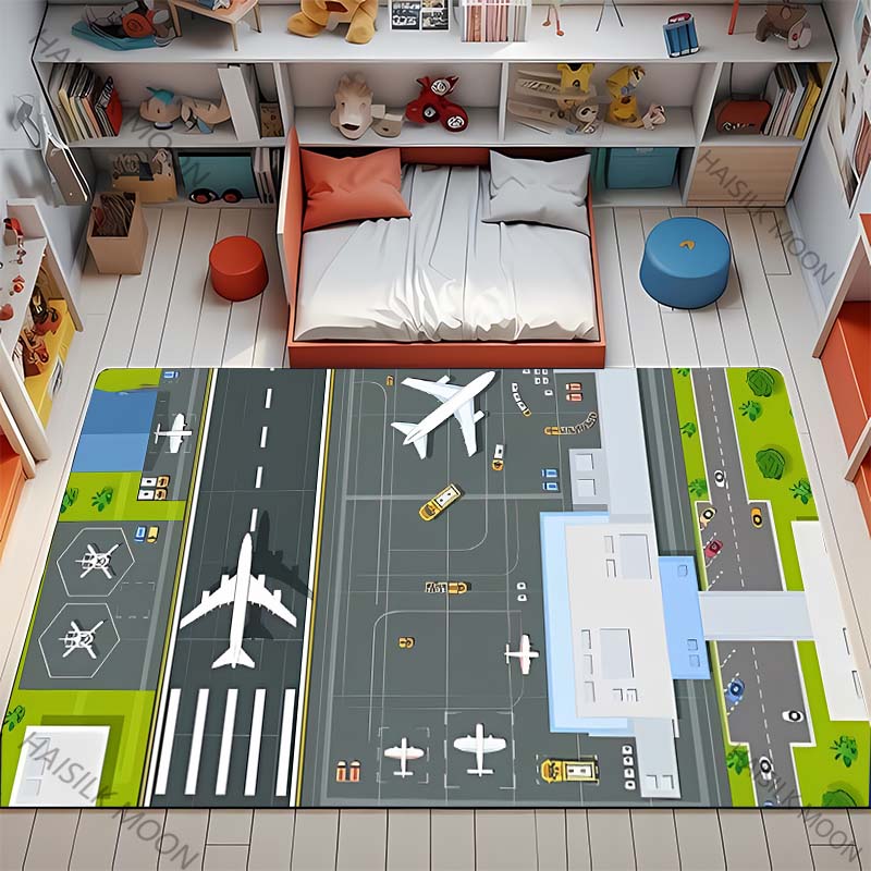 Commercial Printing Machine - 3D HD Aviation Theme Airplane Runway