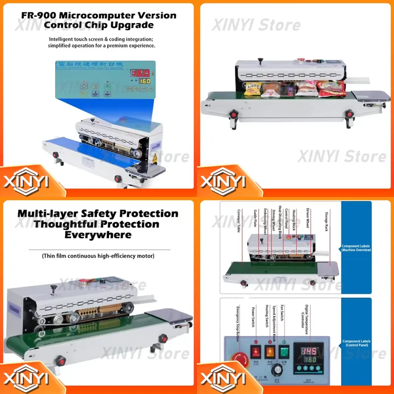 Commercial Printing And Packaging - voor voedselzakken Continue sluitmachine Automatische aluminiumfolie