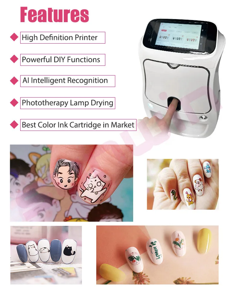 Commercial Printer - Automatische AI 3D Nail Art-printer SW-NA03