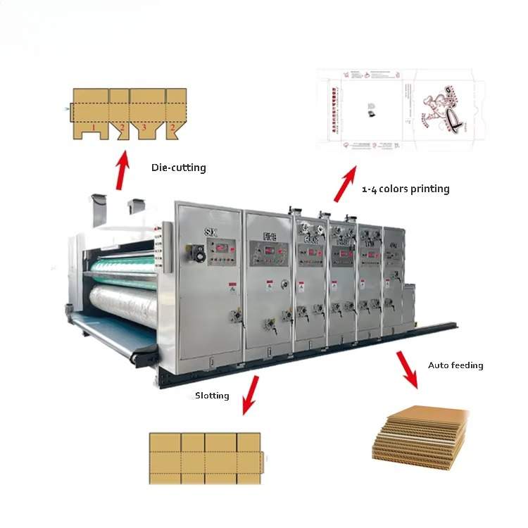Automatische 4-kleuren kartonn - Die Cutting Machine recensie en prijs