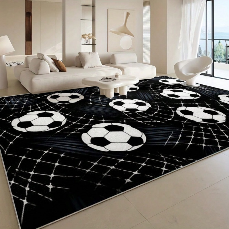 Grote vloerkleed met voetbalpr - Commercial Printing Machine recensie en prijs
