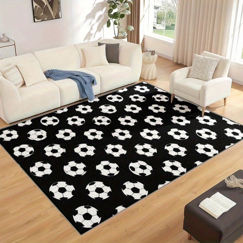 Grote vloerkleed met voetbalpr - Commercial Printing Machine recensie en prijs