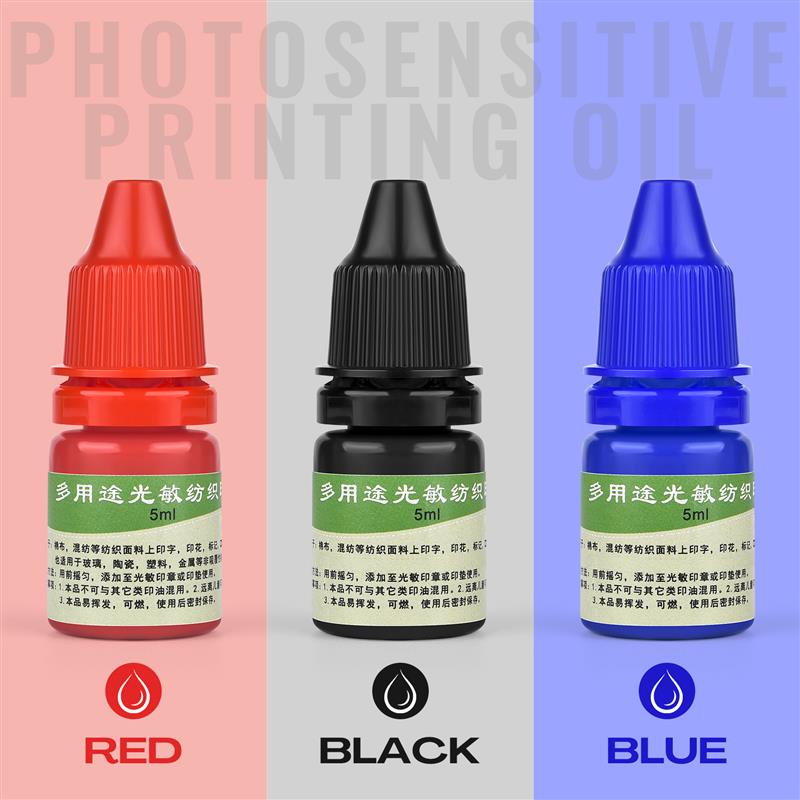 5ml Blauw Rood Zwart Inkt Text - Direct To Garment Ink recensie en prijs