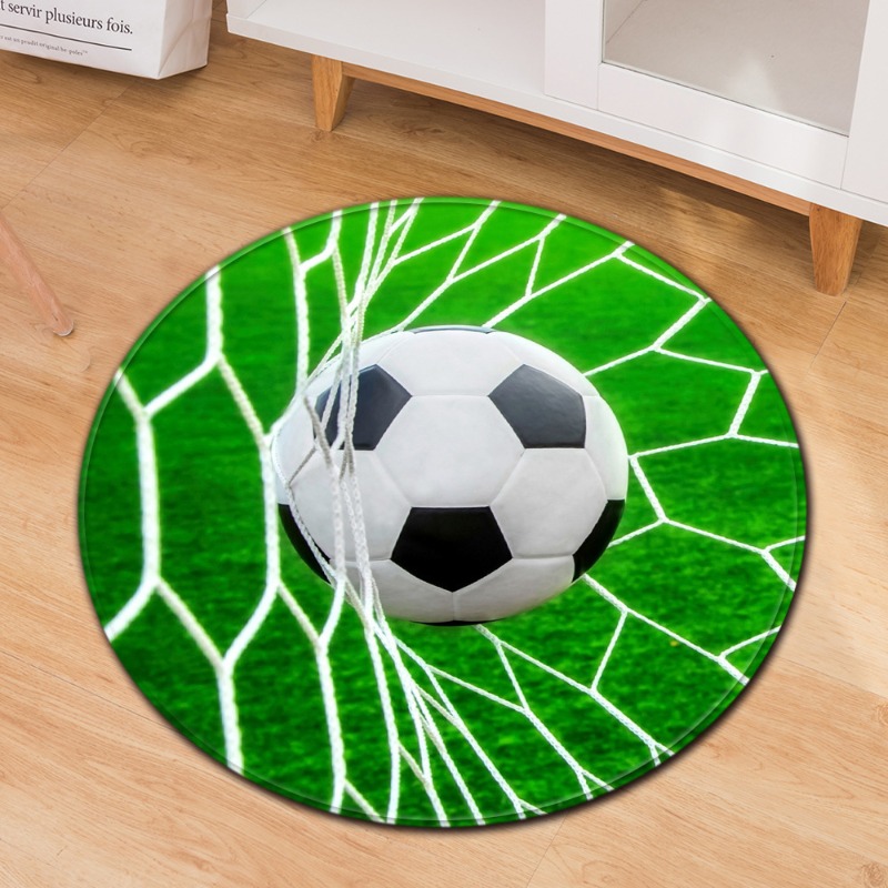 Voetbalthema rond tapijt Sport - Commercial Printing Machine recensie en prijs