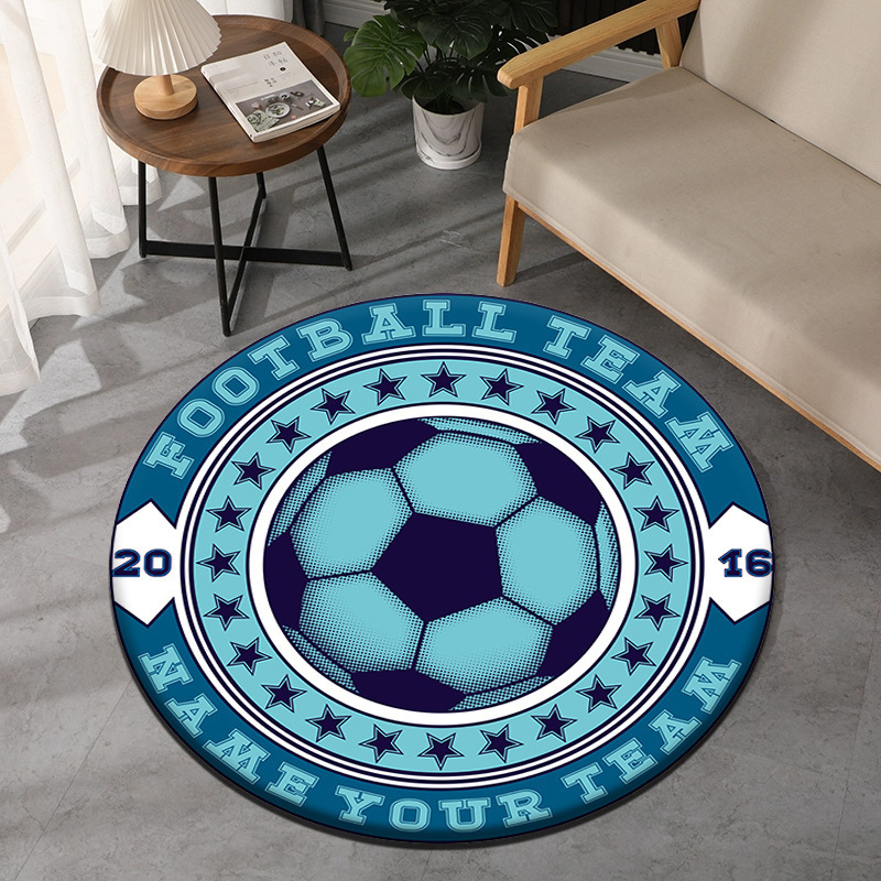 Voetbalthema rond tapijt Sport - Commercial Printing Machine recensie en prijs