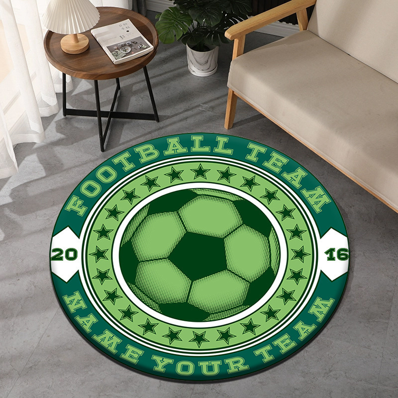 Voetbalthema rond tapijt Sport - Commercial Printing Machine recensie en prijs